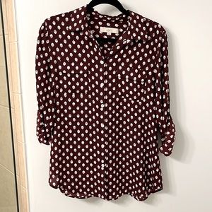 Loft acorn blouse